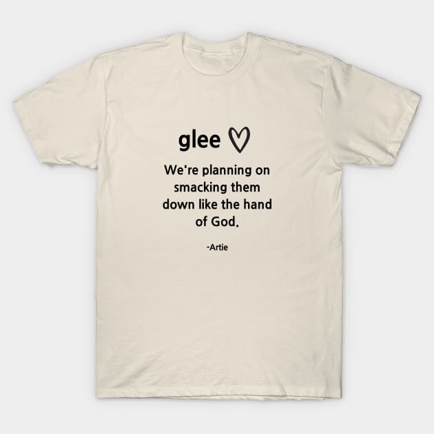 Glee/Artie/Smack down T-Shirt by Said with wit